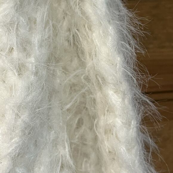 Free People Wool Blend Cropped Sweater Size XL Pullover Boho Soft Feminine - Picture 10 of 15